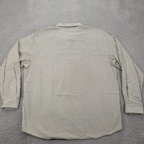 Columbia Shirt Mens XL Tan Green Button Down Outdoor Classic Long Sleeve Casual - Picture 5 of 11